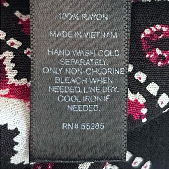 Express Long Sleeve Floral Mini Keyhole Dress Size Medium - Picture 4 of 6